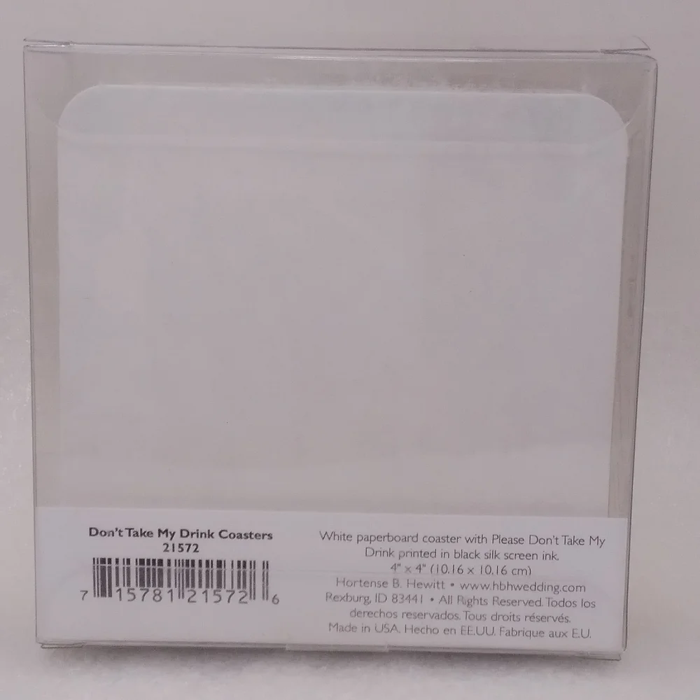 Hortense B. Hewitt Paperboard COASTERS 4
